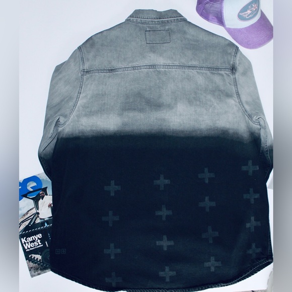 KSUBI Snakebite Ombré Denim Shirt - Picture 3 of 4